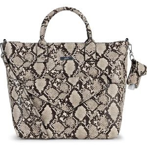 JuJuBe | 24.7 Leather Tote Bag + Clutch Purse for Moms